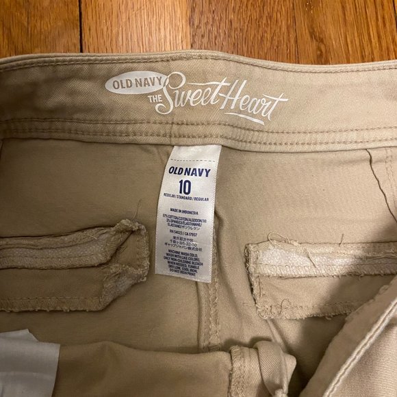Old Navy The Sweetheart Pants - Khaki Size 10 - Picture 2 of 3